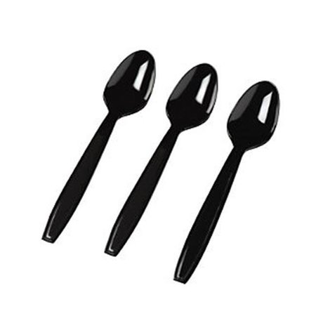 FINELINE SETTINGS Fineline Settings 2502-BK Black Spoons- Box 2502-BK